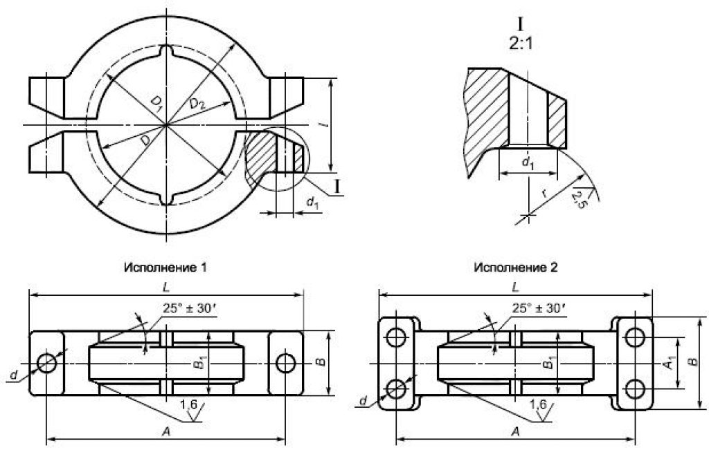 ГОСТ Р 55429-2013 Соединения трубопроводов бугельные разъемные. Конструкция, размеры и общие технические условия
